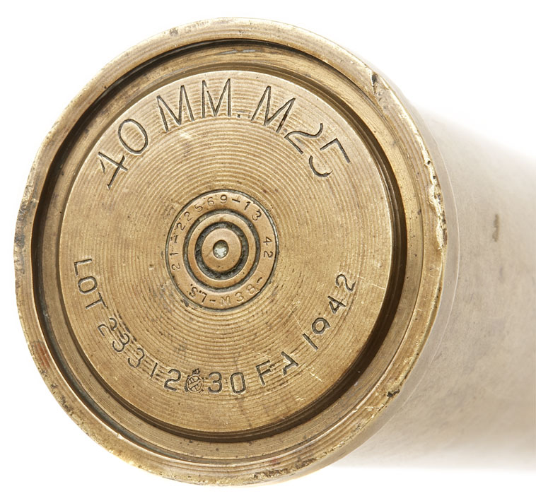 WWII 1942 Dated 40mm Shell.