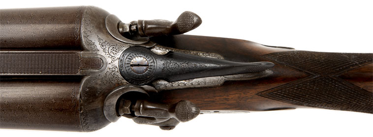 A lovely 19th Century side by side shotgun. 