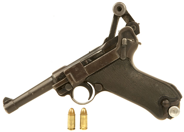Deactivated 1940 Mauser Luger PO8.