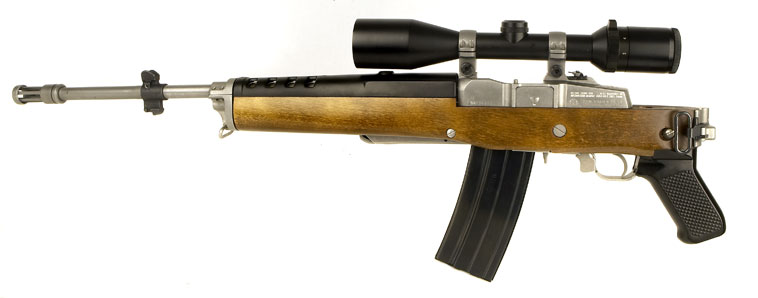 Deactivated Ruger Mini 14.