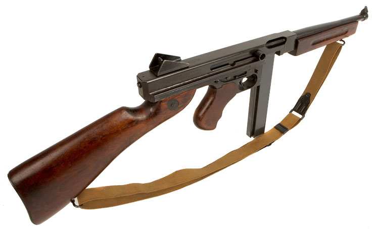 Deactivated WWII Thompson M1A1 Submachine gun.