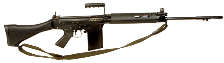 Deactivated British made SLR 7.62mm