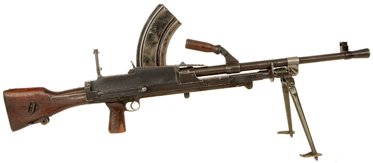 Deactivated WWII British made Bren Gun MKII