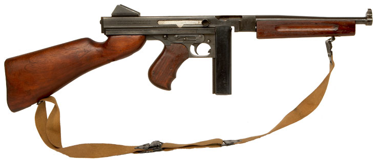 Deactivated WWII Thompson M1 Submachine Gun