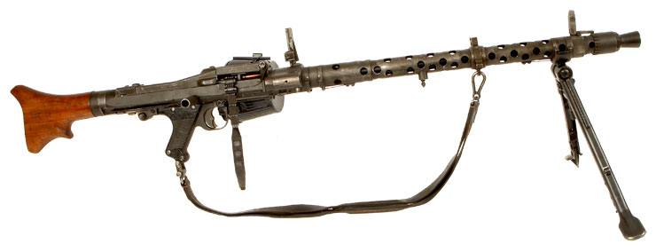 Deactivated Old Spec WW2 German MG34 Light Machine Gun