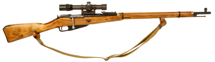 WWII Russian Nagant Sniper Rifle