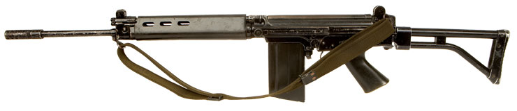 Deactivated Argentinian FN FAL Self Loading Rifle