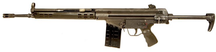 Deactivated Heckler & Koch G3 Battle Rifle with Retractable Stock