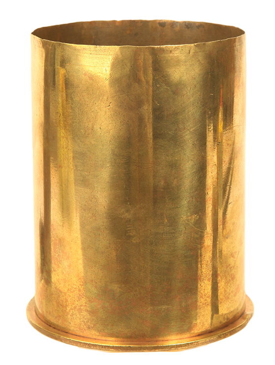 Inert WWII German 10.5cm Brass Shell Case