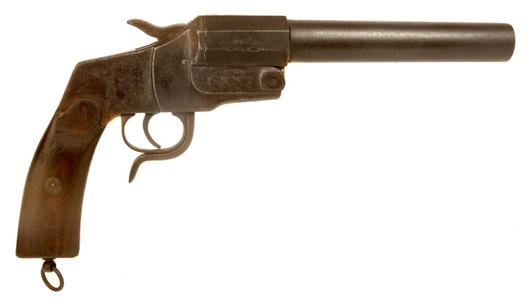 Deactivated First World War Model M1894 Hebel flare pistol