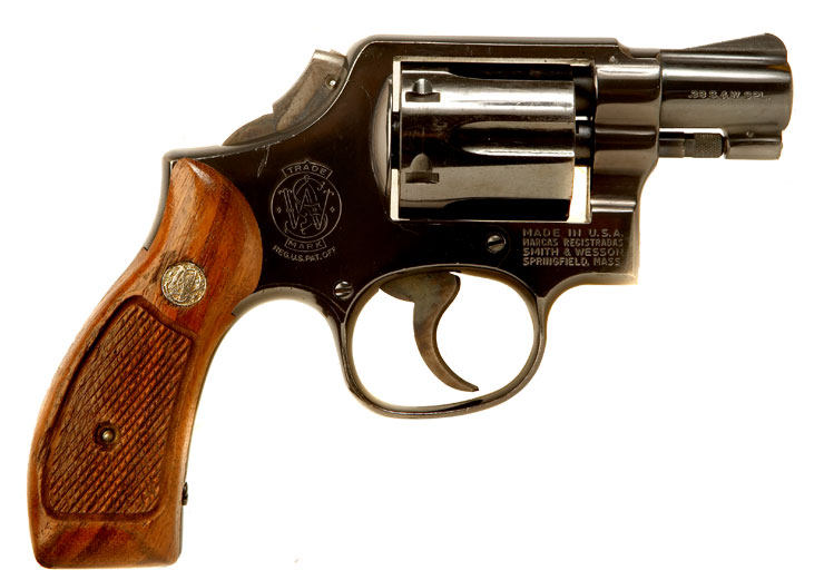 Deactivated Smith & Wesson Model 10-5 .38 special revolver.