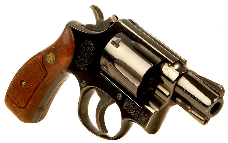 Deactivated Smith & Wesson Model 10-5 .38, Snub Nose Revolver