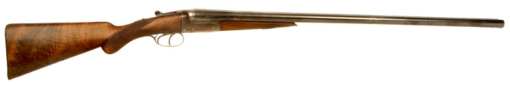 Deactivated British made Midland Gun Co. 12 Bore Side by Side Double Barrel Shotgun.