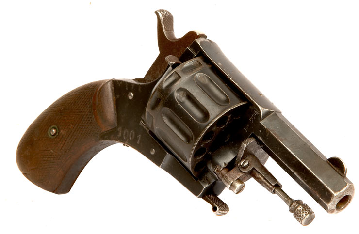 Deactivated Victorian Era 12 Shot Revolver