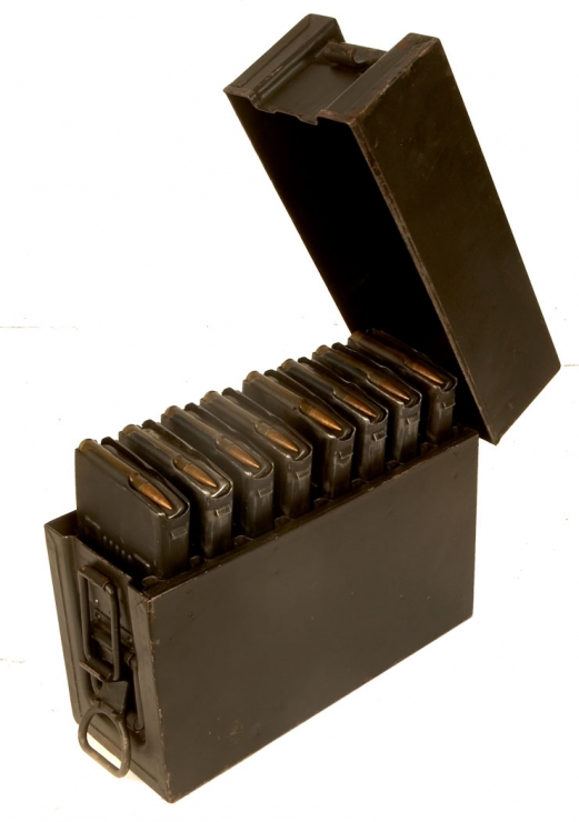 WWII German MG13 Magazines with transit case