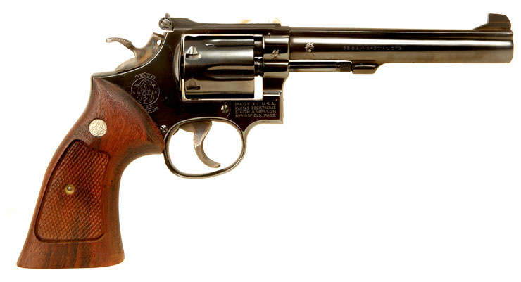 Deactivated Mint Condition Smith & Wesson Model 14-4 K38 Masterpiece Revolver