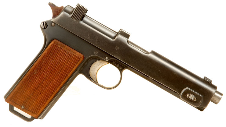 Deactivated WWI Austro-Hungarian Steyr Hahn M1912 Pistol