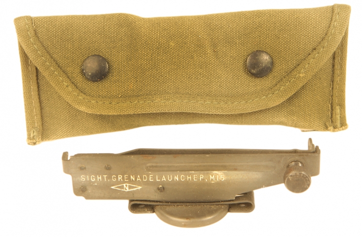 WWII US M15 Sight, Grenade Launcher attachment.