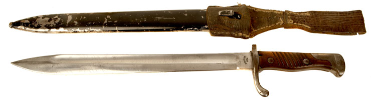 WWI Imperial German Army Gew98 Rifle Bayonet & Scabbard