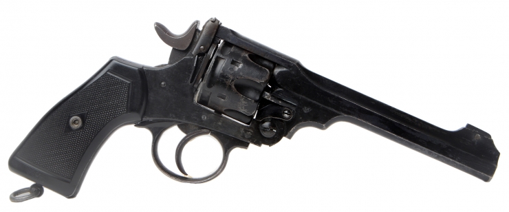 Deactivated WWI Webley MK6 .455 Revolver
