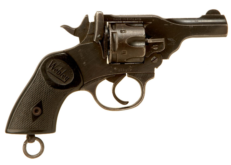 Deactivated WWII Webley .38 MK4 Revolver.