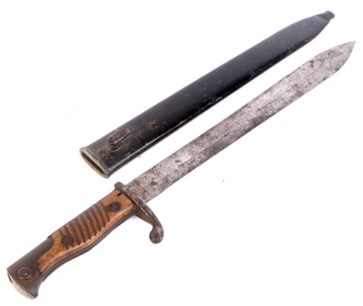 First World War German S98/05 Butcher Bayonet & Scabbard