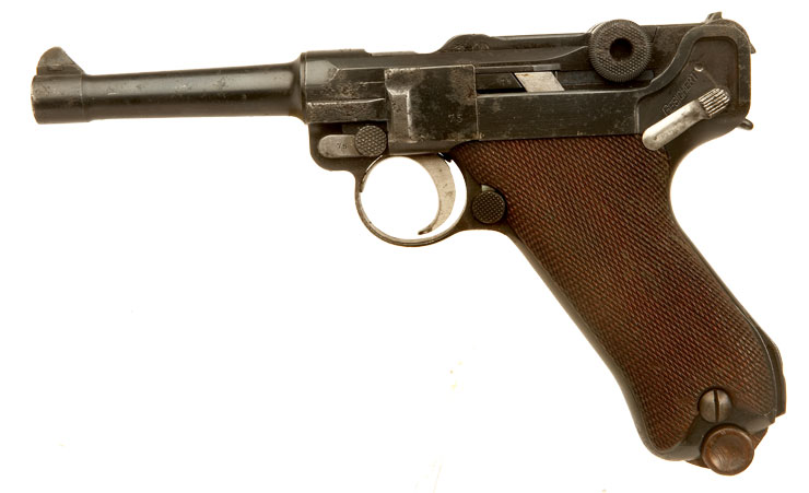 Deactivated WWI German Luger dated 1916