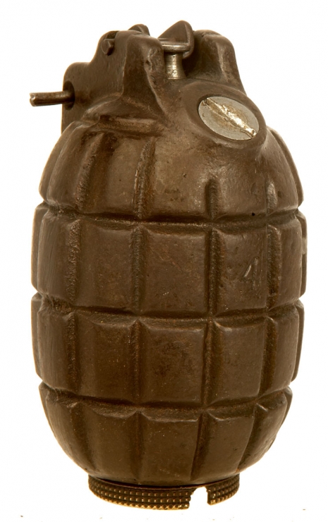 Inert WWI British No5 MKI Mills Fragmentation Grenade