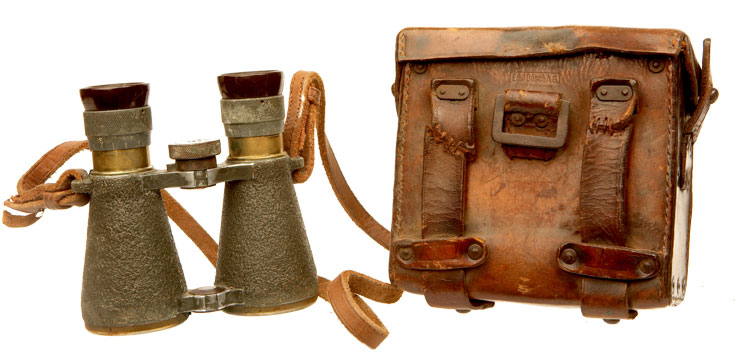 WWI dated German army Carl Zeiss \\\"08\\\" Binoculars