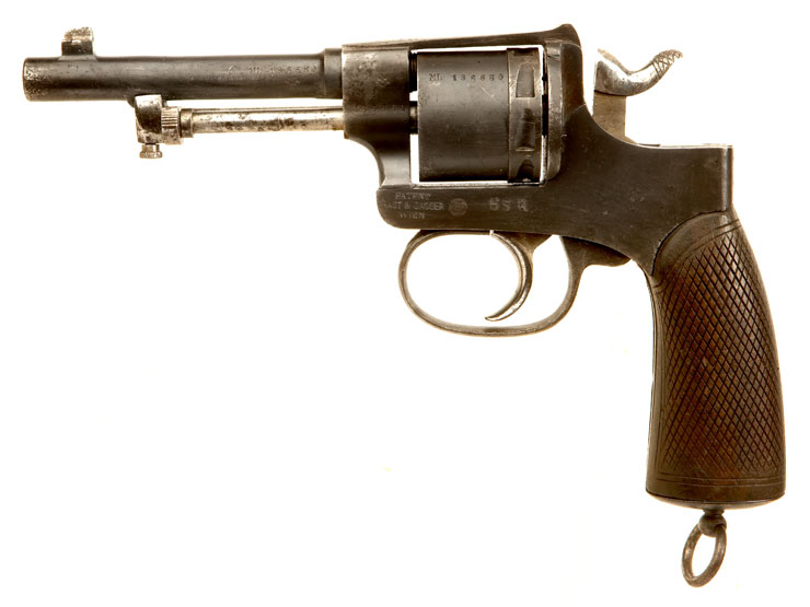 First World War dated military marked Austrian Rast & Gasser Model 1898 revolver