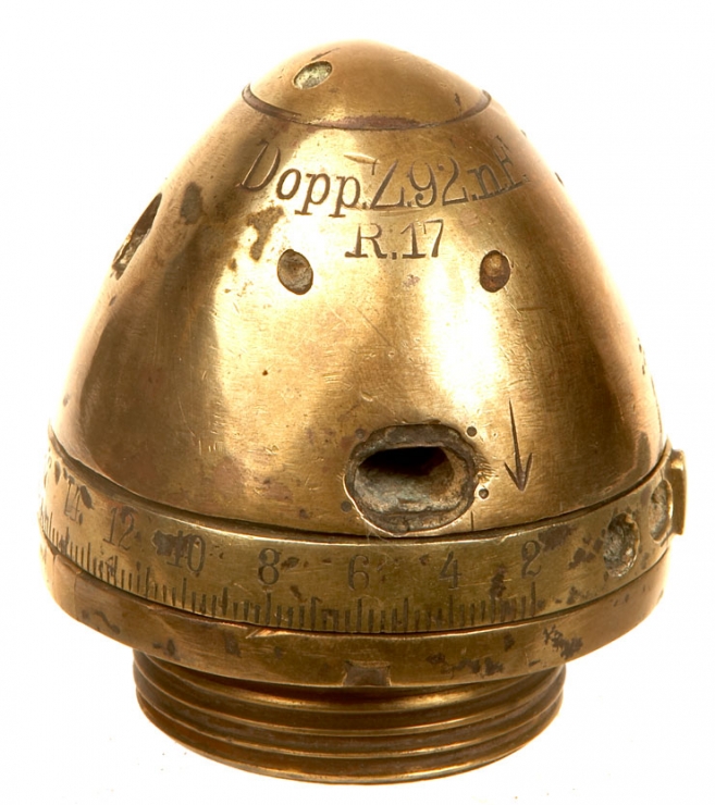 First World War German Dopp.Z.92 R.17 brass fuse