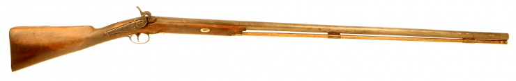 British made muzzle loading smooth bore musket.