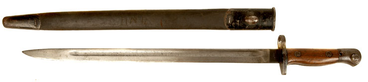 WWI SMLE 1907 Pattern Bayonet & Scabbard
