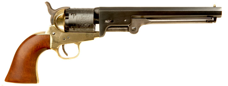 Deactivated Colt 1851 Navy percussion revolver.