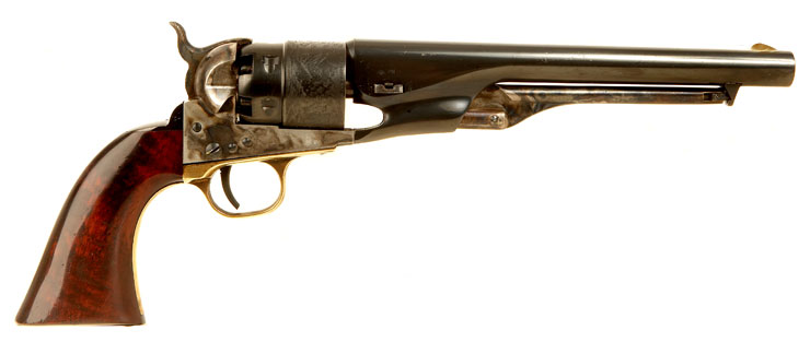 Deactivated 1861 Colt Navy .44 Percussion Black Powder revolver