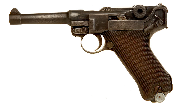 Deactivated WWI Erfurt Luger Dated 1918