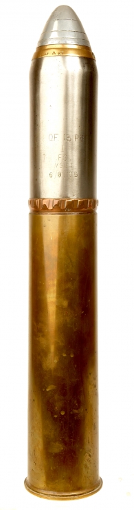 A Very RARE Early Production 13 Pound Artillery Shell