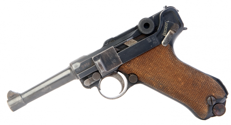 Deactivated WWI German PO8 Luger