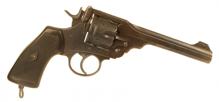 Deactivated WWI Dated Webley MK6 .455 Revolver