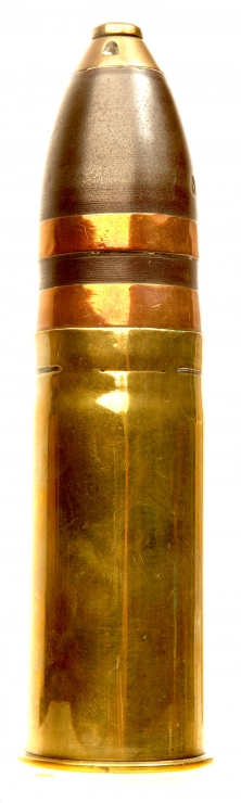 RARE Inert Pre WWI Imperial German Navy C/97.98 marked 3,7cm Maxim Automatic cannon round