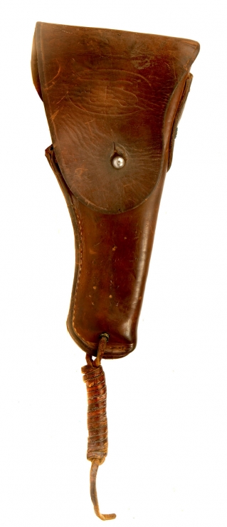 WWII US Colt 1911 pistol leather holster.