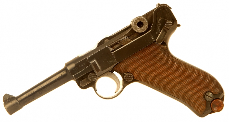 Deactivated 1912 Dated PO8 Luger with Regimental Markings