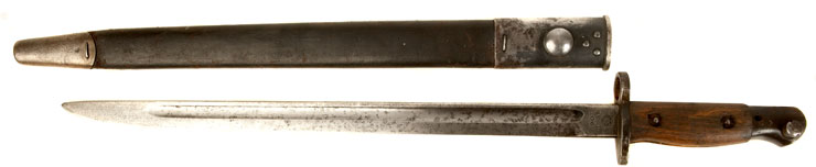First World War SMLE 1907 Pattern Bayonet & Scabbard Manufactured by Remington
