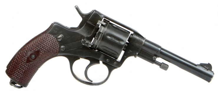 Deactivated WWII Russian M1895 Nagant Revolver
