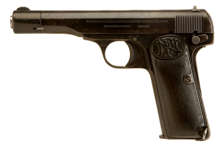 Rare Deactivated WWII Shanghai Police marked Browning 1922 Pistol