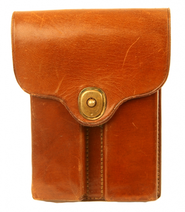 US made Colt 1911 leather spare magazine pouch.