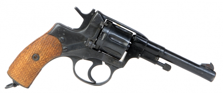 Deactivated 1928 Dated Russian M1895 Nagant Revolver