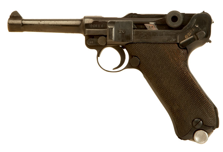 Deactivated 1937 Dated Nazi PO8 Luger
