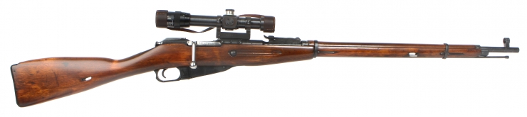 Rare Genuine WWII Russian Sniper Rifle with PE Scope and mounts