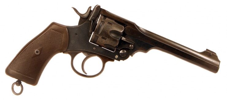 Deactivated Royal Navy marked Webley MK6 .455 Revolver